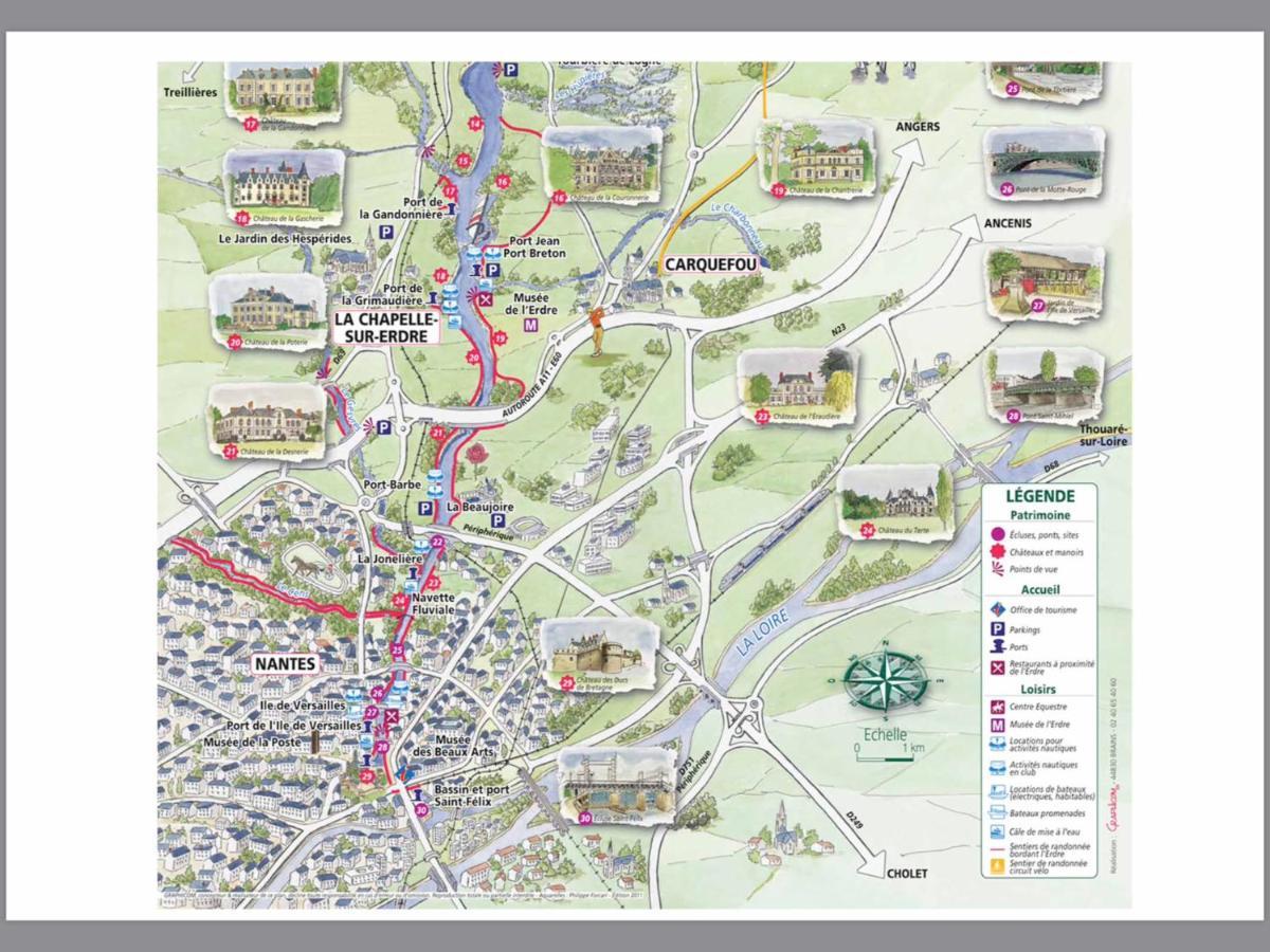 Logement Climatise Erdre Riviere La Chapelle-Sur-Erdre Luaran gambar